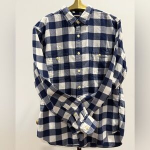 EUC men’s large j crew plaid flannel